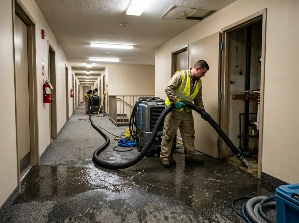 multi-unit-apartment-hallway-f-005 — frequently asked questions, Emergency Burst Pipe Water Extraction & Removal in Goldstre…